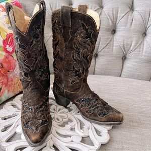 Corral Western Cowboy Boots Women’s 8.5